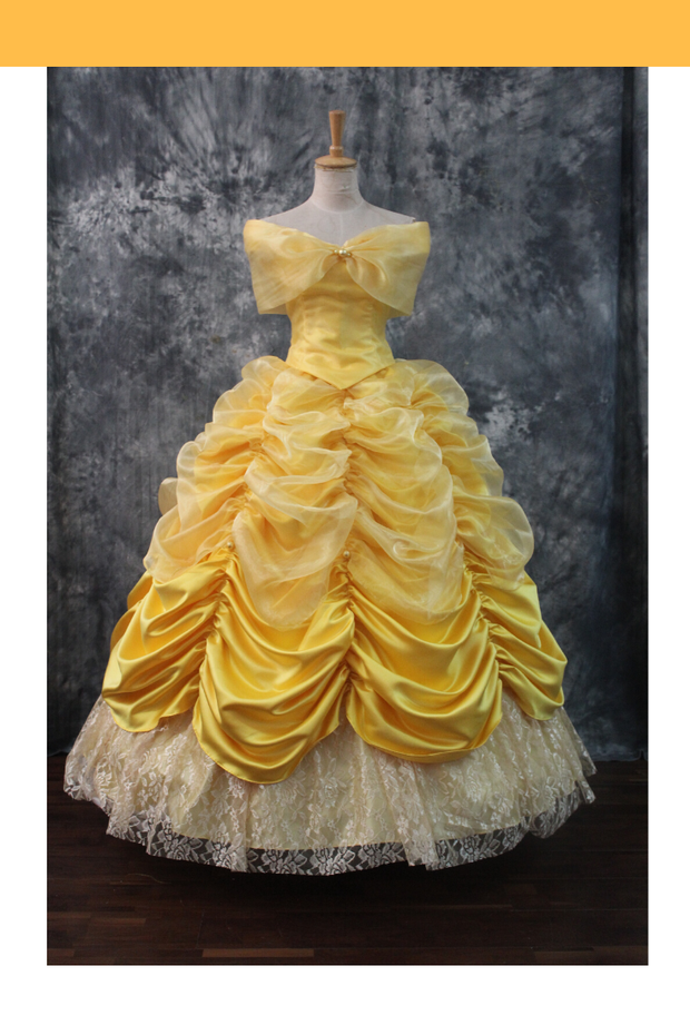 Princess Belle Classic Multilayer Tulle Beauty And Beast Cosplay Costume