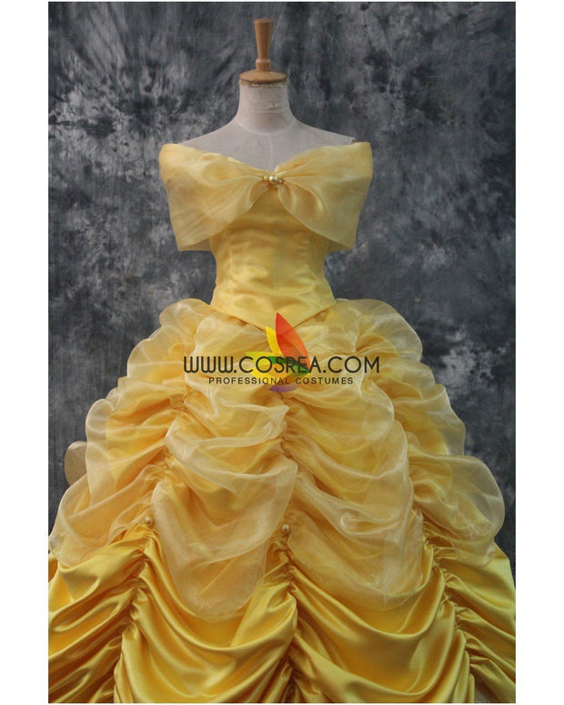 Princess Belle Classic Multilayer Tulle Beauty And Beast Cosplay Costume