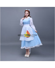 Princess Belle Classic Peasant In Satin Beauty And Beast Cosplay Costume