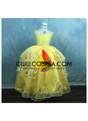 Cosrea Disney Beauty And Beast Belle Live Action 2017 Classic Tulle Children Size Cosplay Costume