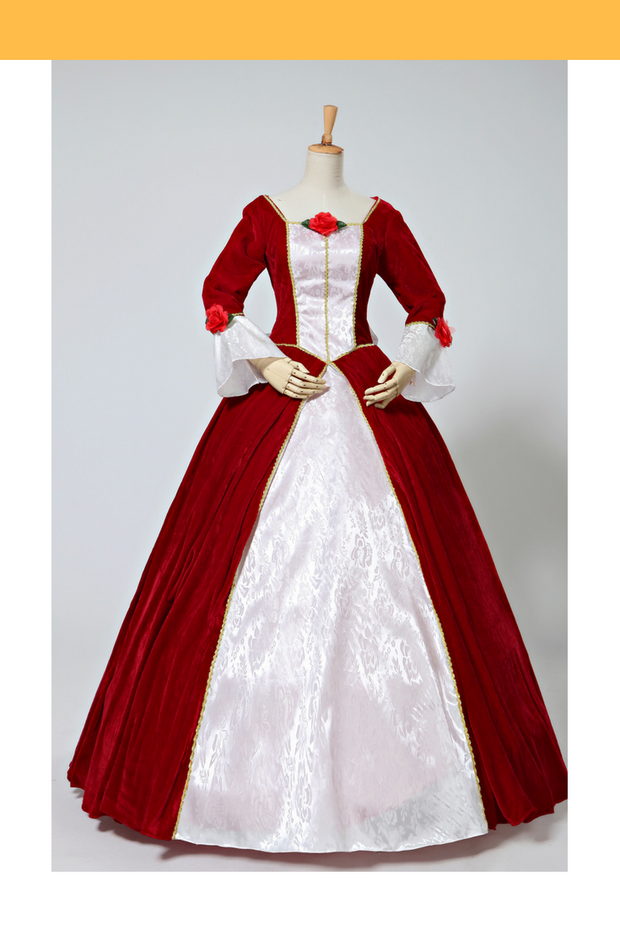 Cosrea Disney Beauty And Beast Classic Belle Christmas Cosplay Costume