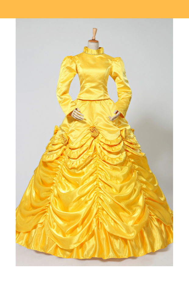 Cosrea Disney Beauty And Beast Classic Princess Belle Winter Cosplay Costume