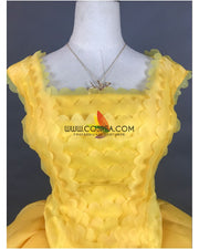Princess Belle 2017 Live Action Movie Classic Ballgown Cosplay Costume