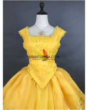 Princess Belle 2017 Live Action Movie Classic Ballgown Cosplay Costume