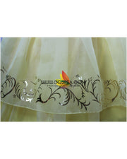 Princess Belle 2017 Live Action Movie Organza Tulle Cosplay Costume