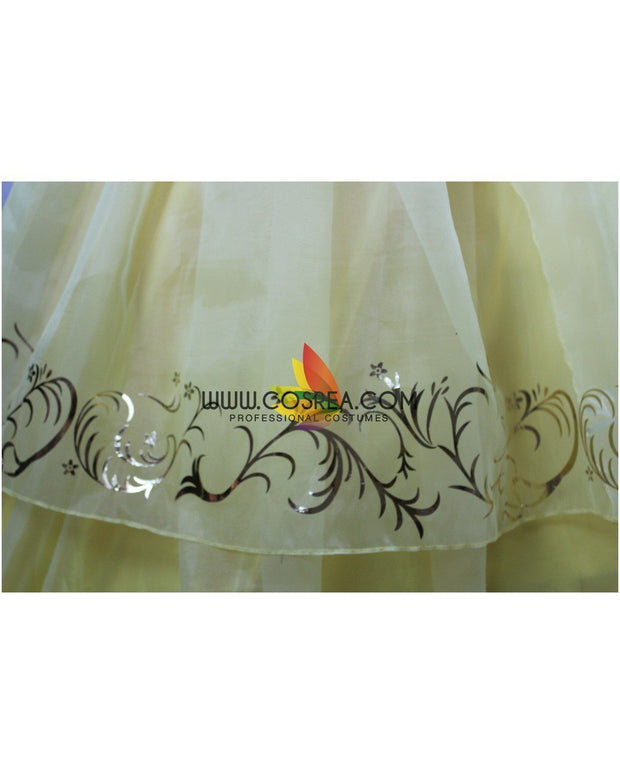 Princess Belle 2017 Live Action Movie Organza Tulle Cosplay Costume
