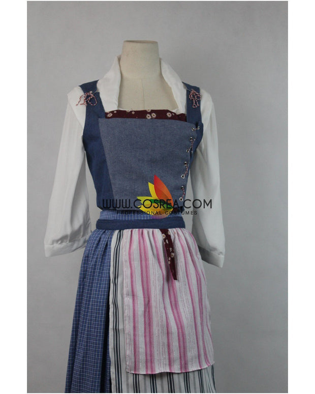 Princess Belle 2017 Live Action Movie Peasant Cosplay Costume