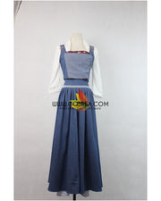 Princess Belle 2017 Live Action Movie Peasant Cosplay Costume