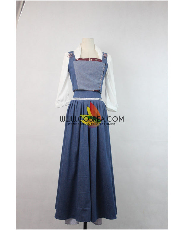 Princess Belle 2017 Live Action Movie Peasant Cosplay Costume