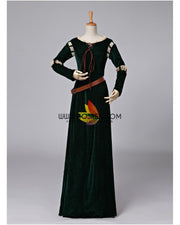 Cosrea Disney Brave Merida Classic Velvet Cosplay Costume