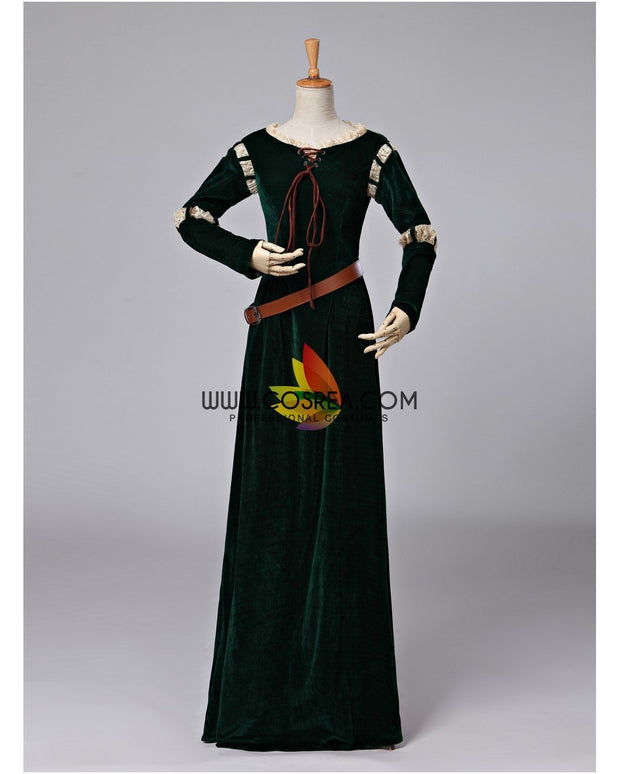 Cosrea Disney Brave Merida Classic Velvet Cosplay Costume