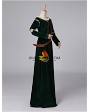 Cosrea Disney Brave Merida Classic Velvet Cosplay Costume