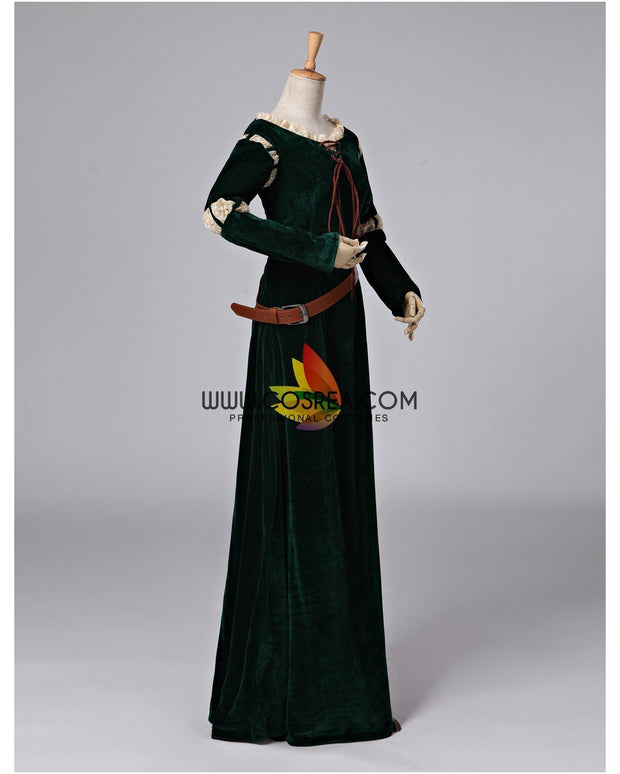 Cosrea Disney Brave Merida Classic Velvet Cosplay Costume