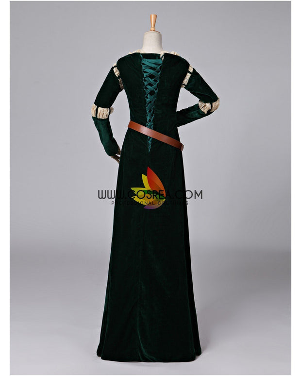 Cosrea Disney Brave Merida Classic Velvet Cosplay Costume