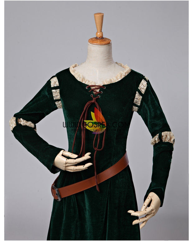 Cosrea Disney Brave Merida Classic Velvet Cosplay Costume