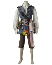 Captain Jack Sparrow Pirates Of Caribbean Deadman Tell No Tales Cosplay Costume