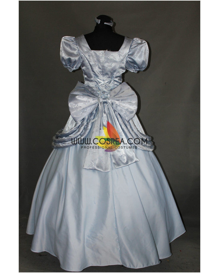 Princess Cinderella Classic Ballgown In Brocade Satin Cosplay Costume