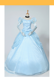 Cosrea Disney Cinderella Classic Floral Overlayer Cosplay Costume