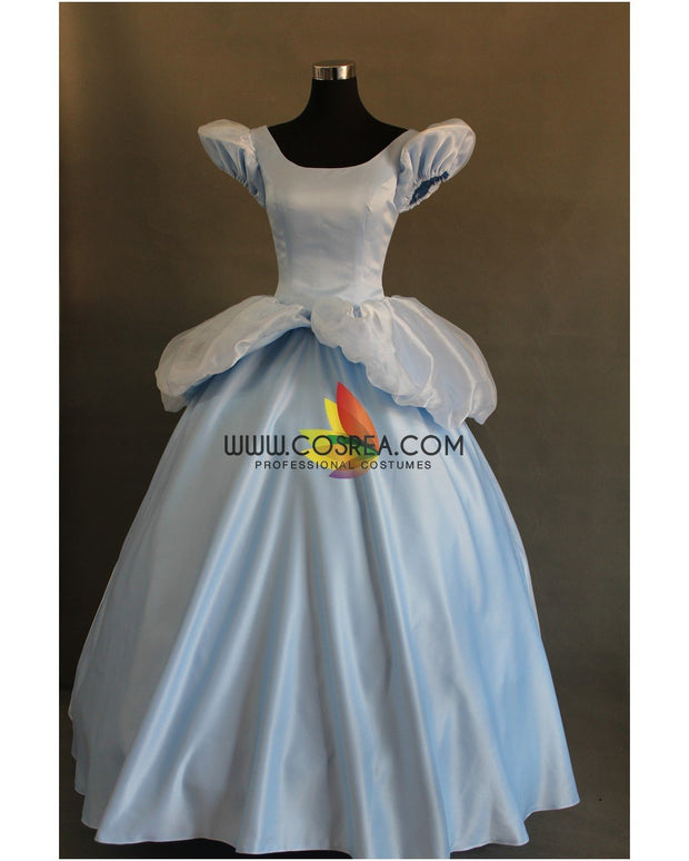 Princess Cinderella Classic Scallop Sleeves Cosplay Costume