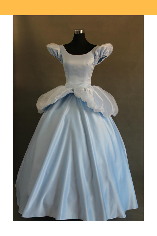 Cosrea Disney Cinderella Classic Scallop Sleeves Cosplay Costume