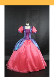Cosrea Disney Cinderella Classic Sister Anastasia Gradient Satin Cosplay Costume