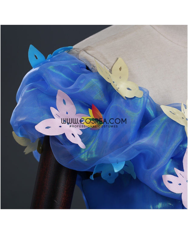 Princess Cinderella Live Action Glass Tulle Cosplay Costume