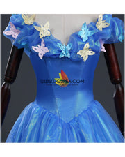 Princess Cinderella Live Action Glass Tulle Cosplay Costume