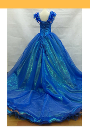 Cosrea Disney Cinderella Organza Tulle Ballgown With Extended Train Cosplay Costume