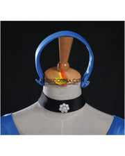 Princess Cinderella Classic Royal Blue Satin Cosplay Costume