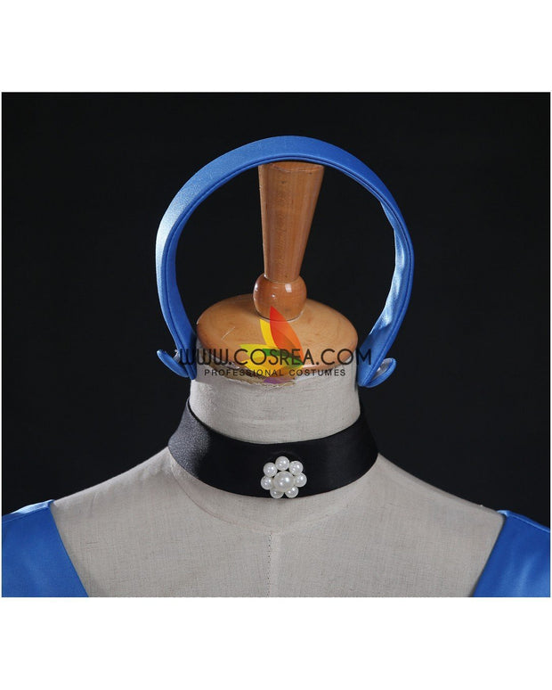 Princess Cinderella Classic Royal Blue Satin Cosplay Costume