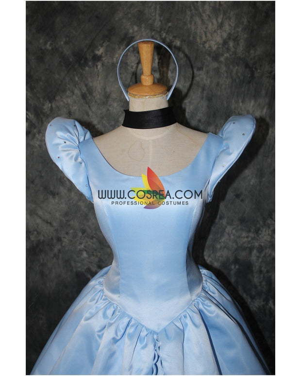 Princess Cinderella Simple Satin Cosplay Costume