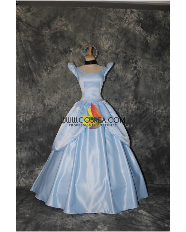 Princess Cinderella Simple Satin Cosplay Costume