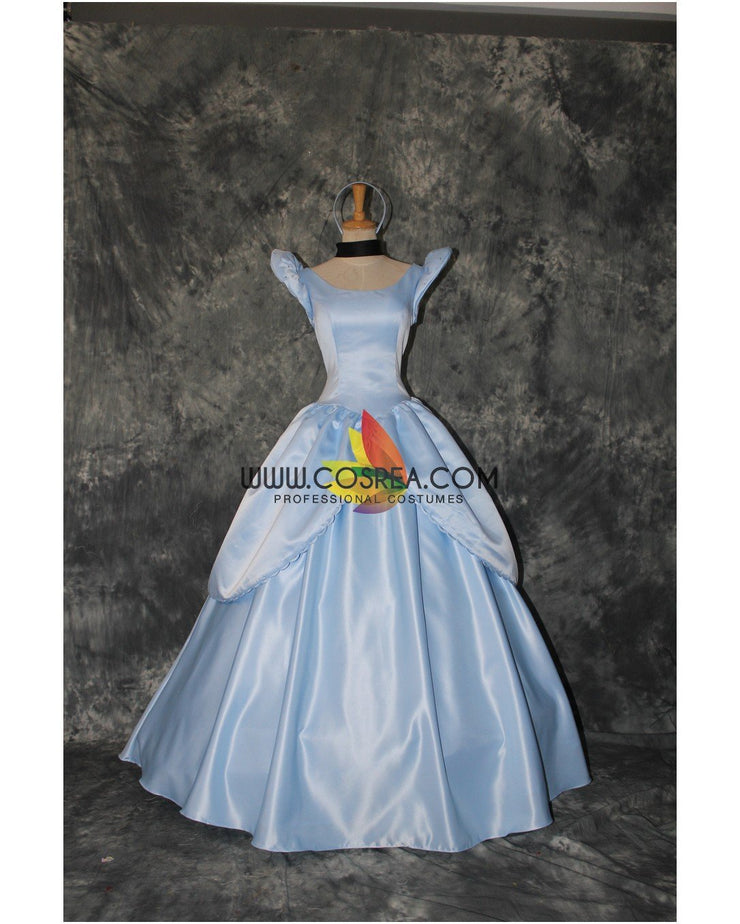 Princess Cinderella Simple Satin Cosplay Costume