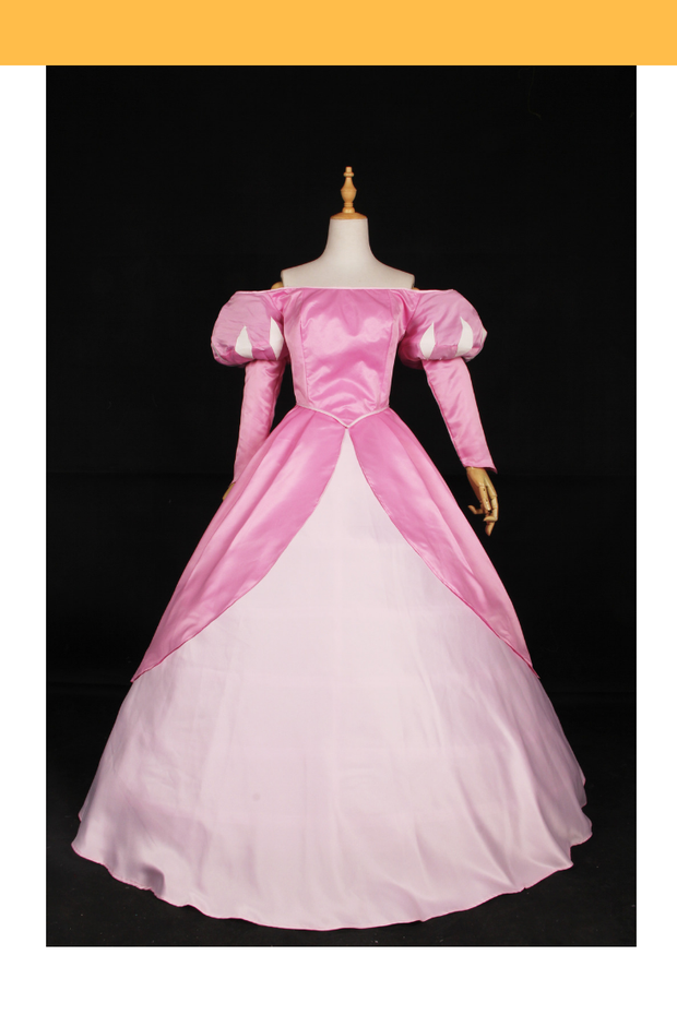Cosrea Disney Default Little Mermaid Ariel Classic Blush Pink Satin Cosplay Costume