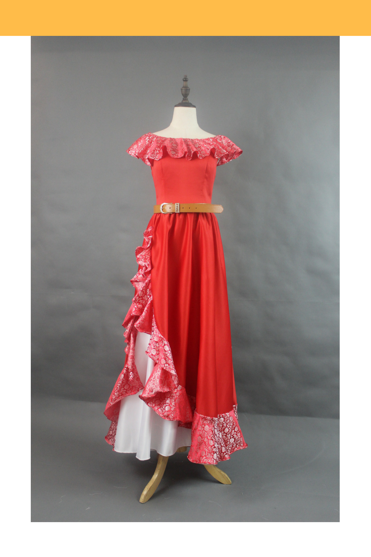Cosrea Disney Elena Of Avalor Classic Brocade Cosplay Costume
