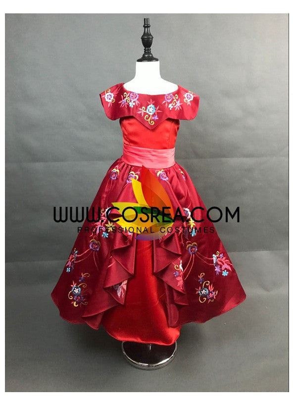 Cosrea Disney Elena Of Avalor Evening Children Size Cosplay Costume