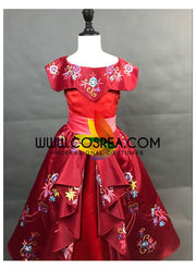 Cosrea Disney Elena Of Avalor Evening Children Size Cosplay Costume