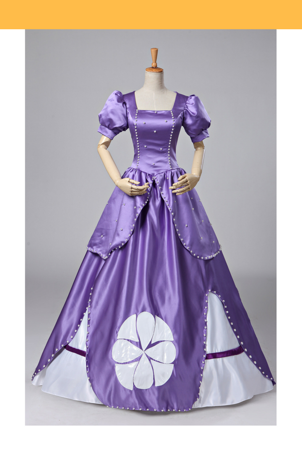 Cosrea Disney First Princess Sofia Classic Royal Purple Cosplay Costume