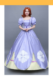 Cosrea Disney First Princess Sofia Classic Satin With Pearl Cosplay Costume