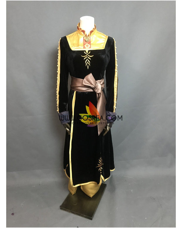 Frozen 2 Anna Embroidered Travel Cosplay Costume