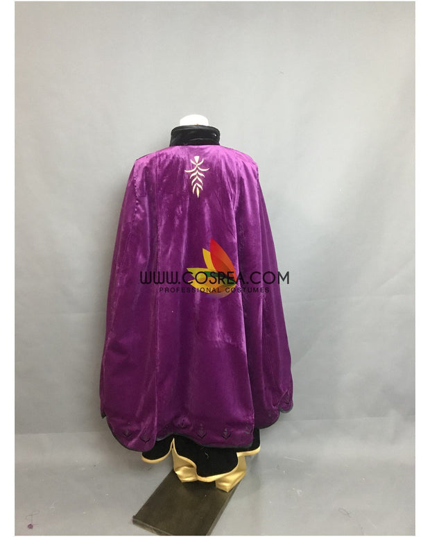 Frozen 2 Anna Embroidered Travel Cosplay Costume