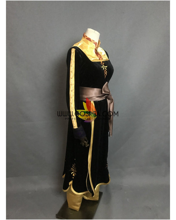 Frozen 2 Anna Embroidered Travel Cosplay Costume