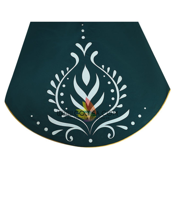 Cosrea Disney Frozen 2 Anna Queen Coronation Printed Cosplay Costume