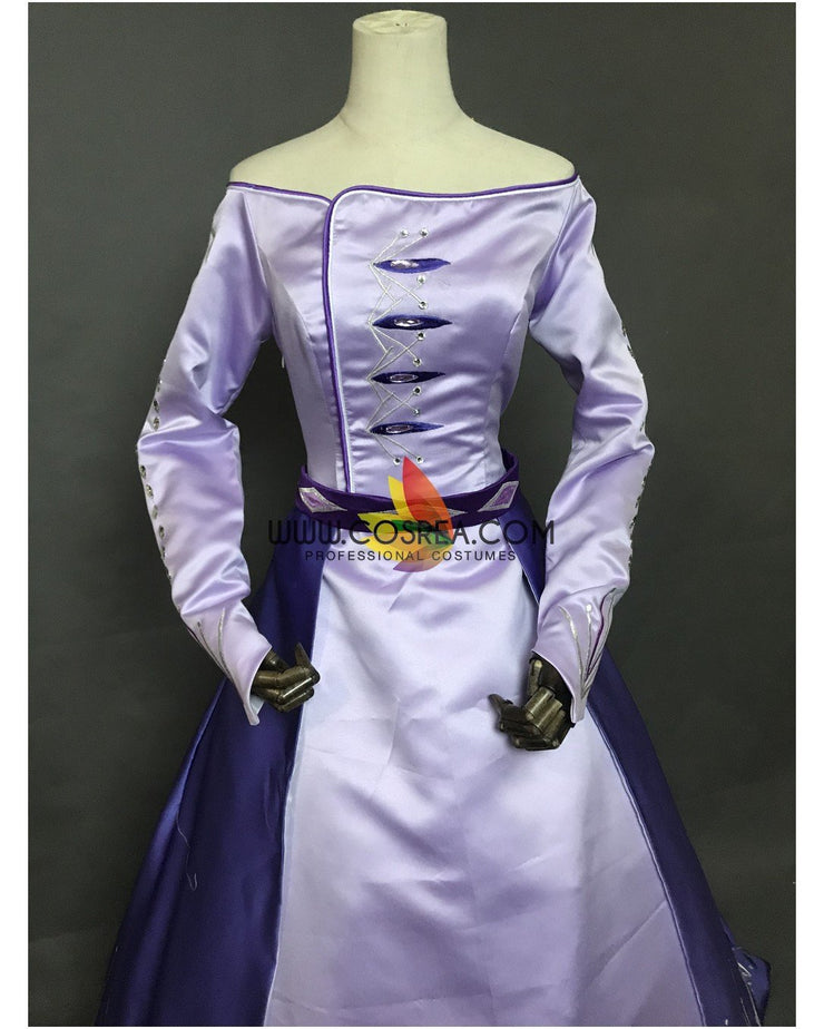Frozen 2 Elsa Embroidered Formal Attire Cosplay Costume