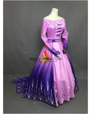 Frozen 2 Elsa Formal Attire In Gradient Cosplay Costume