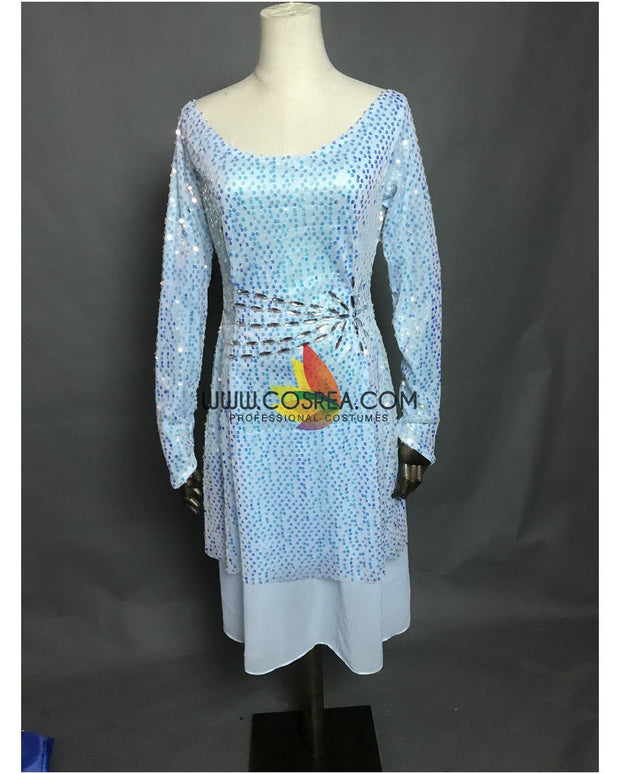 Frozen 2 Elsa Gradient Satin Cosplay Costume