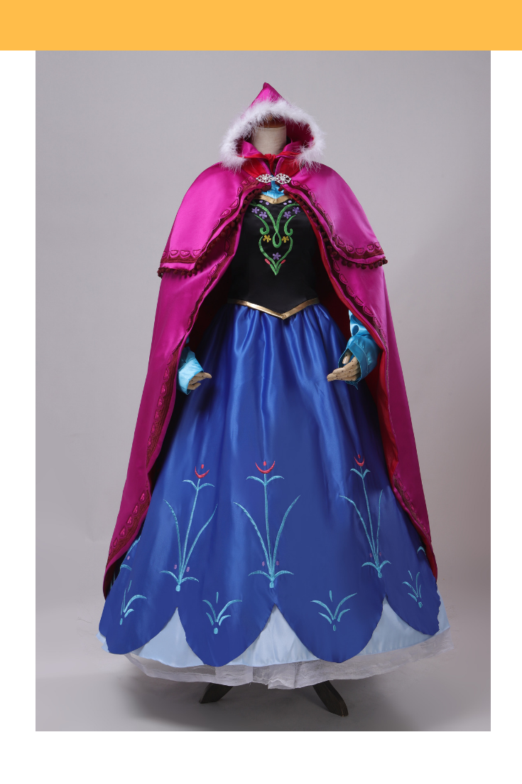 Frozen Anna Winter Outfit Cosplay Costume Frozen Anna Winter Outfit Cosplay Costume