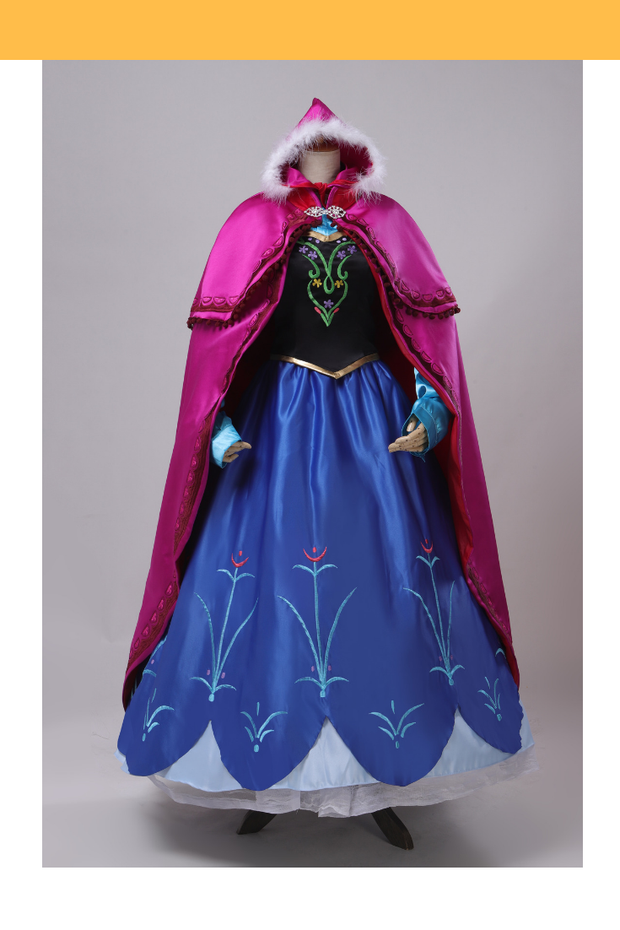 Cosrea Disney Frozen Anna Winter Outfit Cosplay Costume