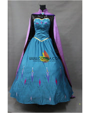 Frozen Elsa Coronation Embroidered Cosplay Costume