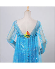 Frozen Elsa Sequin Fabric Cosplay Costume